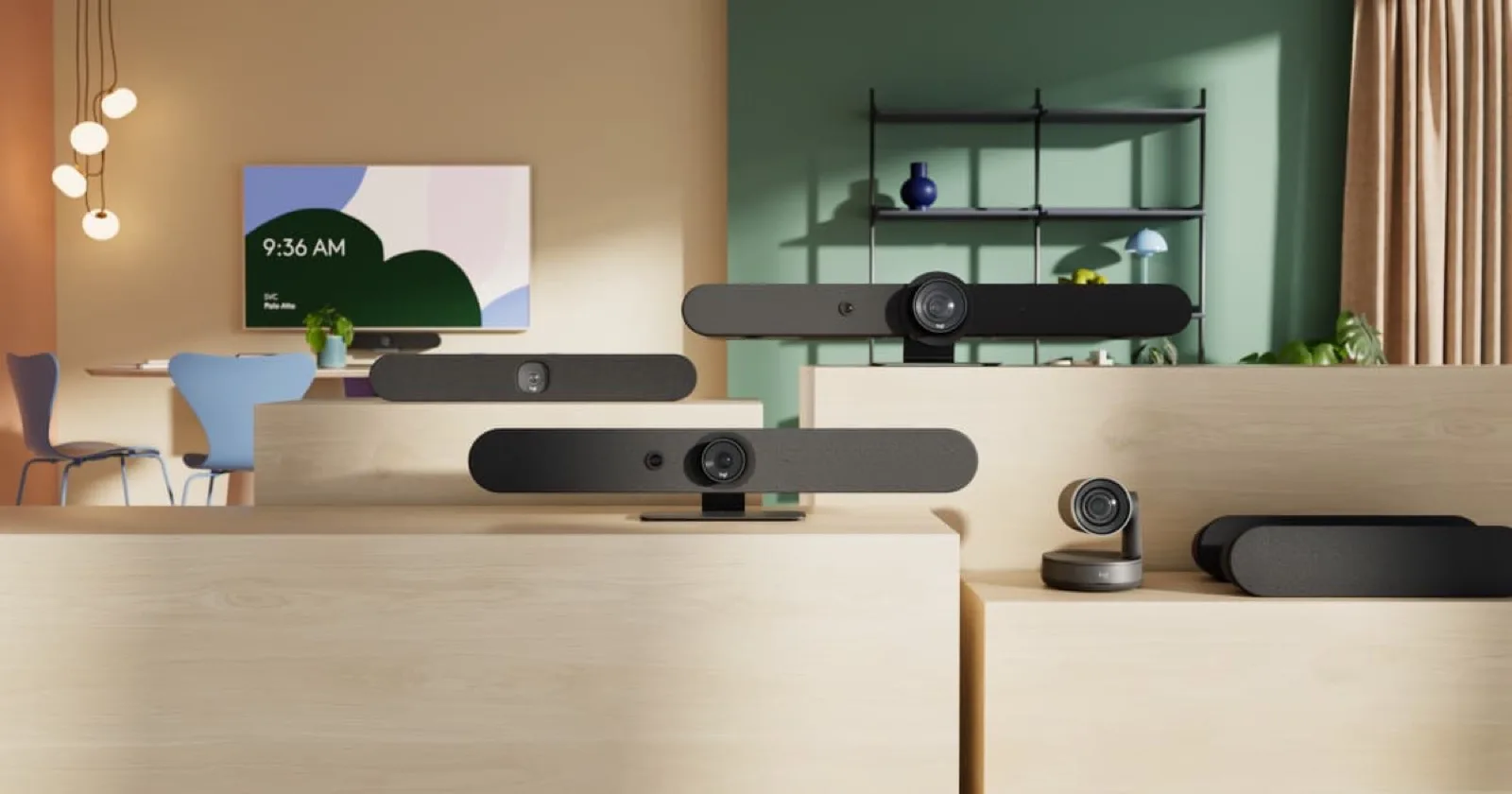 Logitech Rally Bar family of all-in-one room video systems