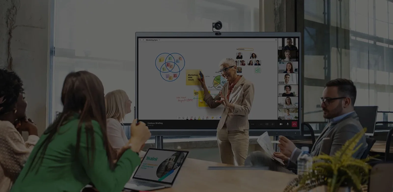 Yealink MeetingBoard interactive all-in-one collaboration display